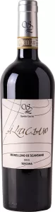 Bouteille A’Luciano 2023, vin rouge sec, appellation Morellino di Scansano DOCG, assemblage 90% Sangiovese et 10% Alicante, producteur Santa Lucia, région Toscane, pays Italie.