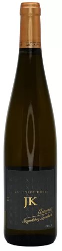Bouteille du Auxerrois Rupperstberg Linsebusch 2023, vin blanc sec, cépage: Auxerrois, elevagé 7 mois en tonnelle de 600 L, producteur: Weingut Kohr, region Pfalz, pays: Allemagne.