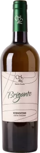 Bouteille Brigante 2024, vin blanc sec, appellation Costa Toscana IG, cépage 100% Vermentino, producteur Santa Lucia, région Toscane, pays Italie.