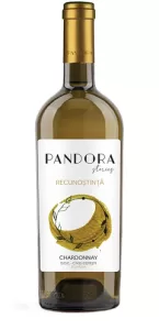 Bouteille Chardonnay Stories 2024, vin blanc sec, cépage Chardonnay, appellation Cotesti DOC, producteur Crama Pandora, région Cotesti, pays Roumanie