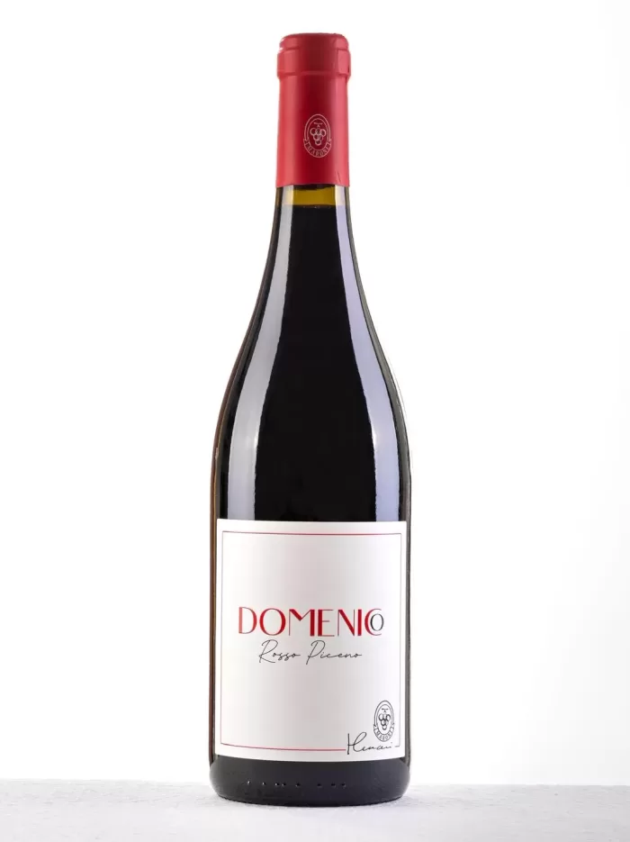Bouteille Domenico 2024, vin rouge bio, appellation Rosso Piceno DOC, producteur Cantina Maroni, région Marches, pays Italie