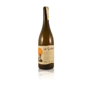 Bouteille de vin blanc bio, cépage Feteasca Regala, cépage indigene de roumanie, produit par La Sapata en Roumanie.
