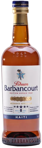 Bouteille de rhum Barbancourt 8 Ans 5 étoiles. Rhum agricole. Producteur : Barbancourt. Pays : Haiti