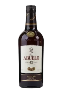 Bouteille de rhum Abuelo 12 Anos. Rhum Vieux. Producteur : Ron Abuelo, Pays : Panama.
