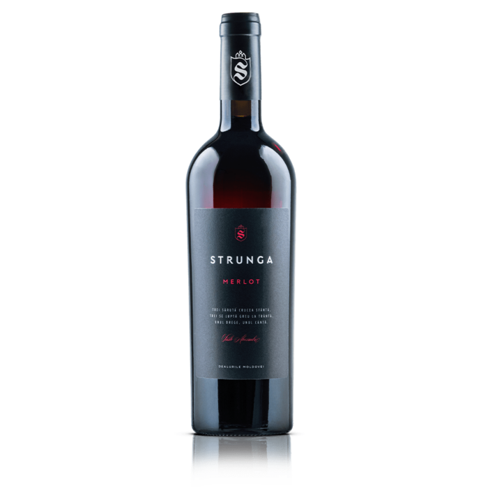 Strunga Merlot 2022 - Vin Rouge Sec Roumain | Dealurile Moldovei IG